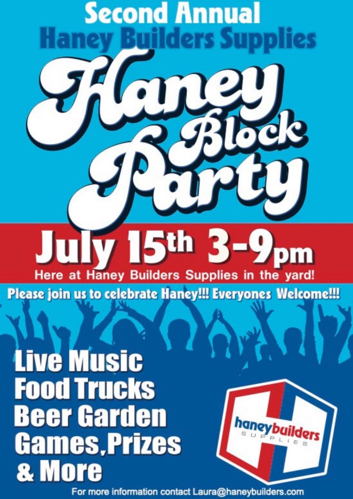 Haney Block Party Event Poster