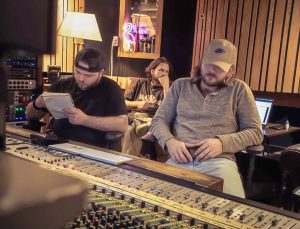 Laying down some tracks at @raincityrecorders