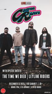 The Canyon Riders Band at Fox Cabaret on Dec 13th 2025