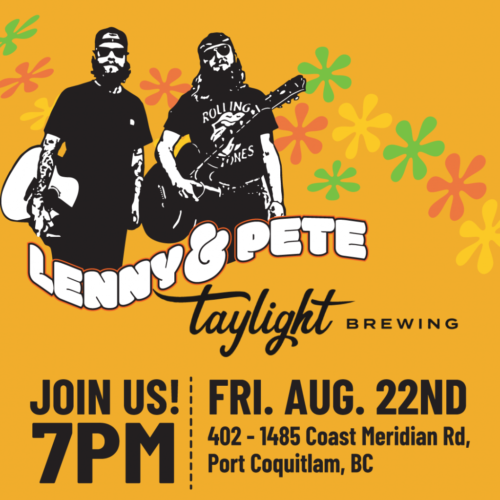 Lenny and Pete, live music at Taylight Brewing