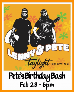 Lenny and Pete at Taylight