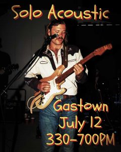 Matt Peterson solo show in Gastown July 12, 2026