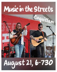 Lenny and Pete Perform at Coquitlam's Musc in the Park August 21, 2026