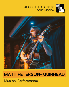 Matt Peterson live at port moody art outside