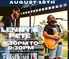 Fraser Mill First Gig