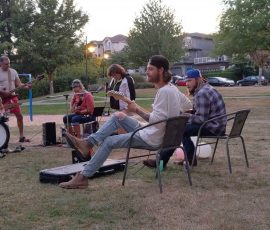 Lenny Playing the Park October 8, 2020