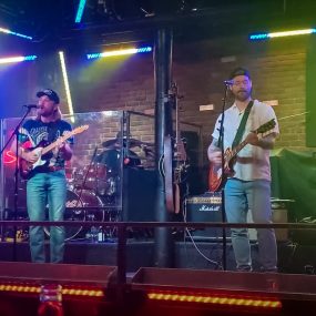 Canyon Riders on stage at the Roxy