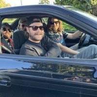 September - Boys in Car on way to 2024 Best In Vancouver competitionn meeting