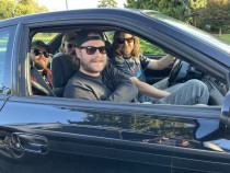 September - Boys in Car on way to 2024 Best In Vancouver competitionn meeting