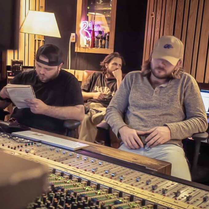 Laying down some tracks at @raincityrecorders with @mattroachmusic and @emily_ryan