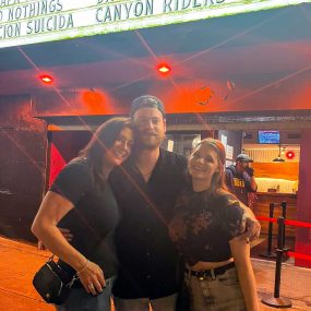 Mom with Lenny and Sarah Mom Naomi with Lenny and Sarah -Rickshaw April 25, 2025